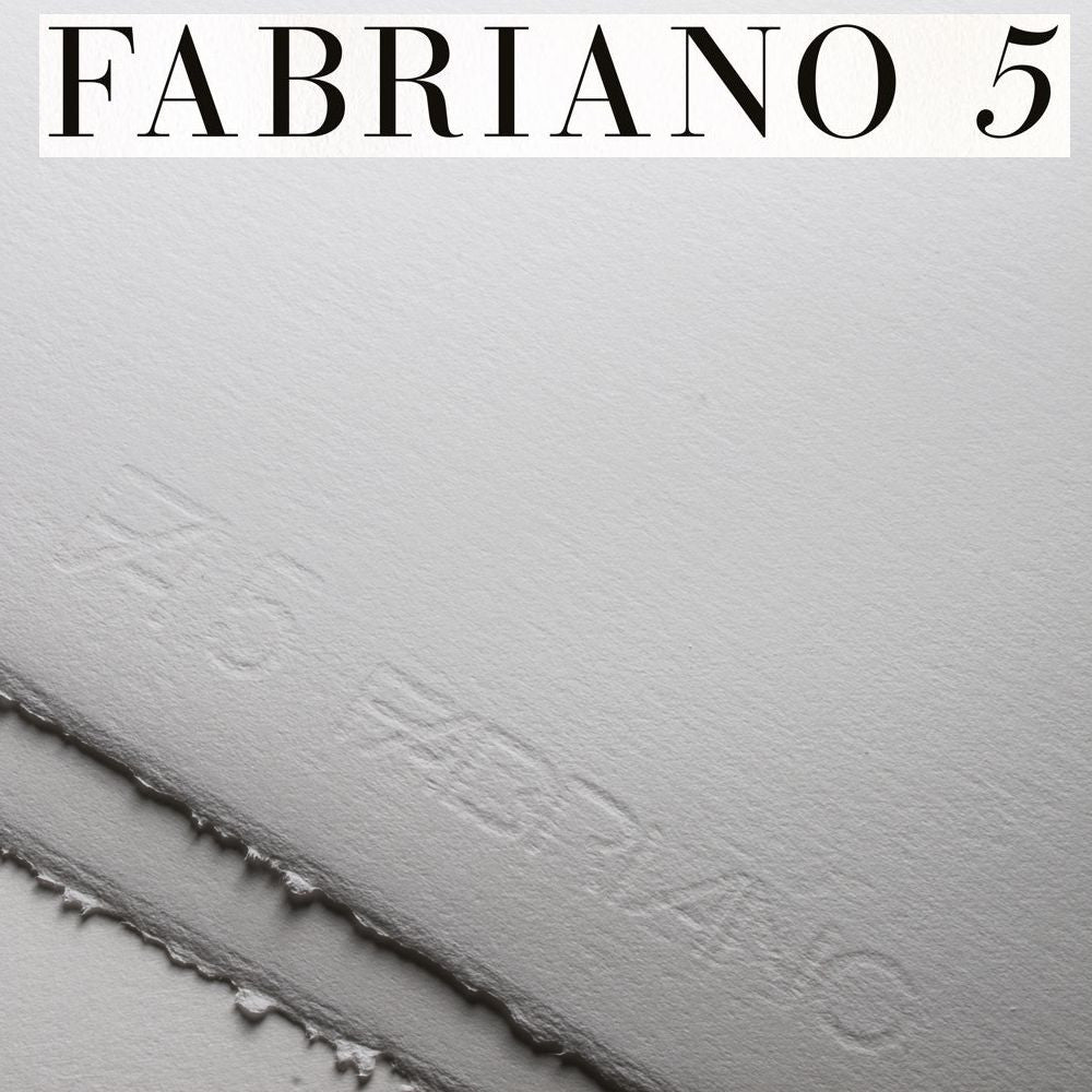 Papel Para Aquarela Fabriano 5 Satinado 50x70cm 300g/m²